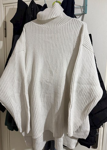 H&M Nakışlı Bebek Önlüğü - Beyaz Gri - Görsel 2