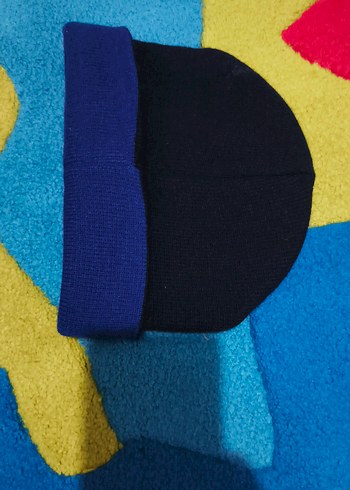 Renkli Örgü Kadın Bere - Görsel 2