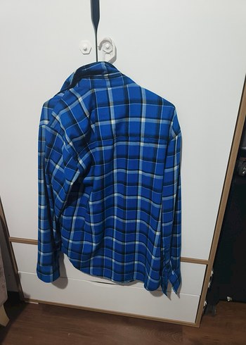 Mavi Kareli Erkek Gömlek - Görsel 2