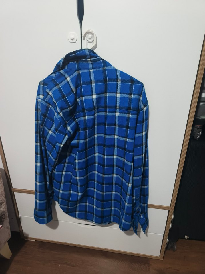 Mavi Kareli Erkek Gömlek - Görsel 2