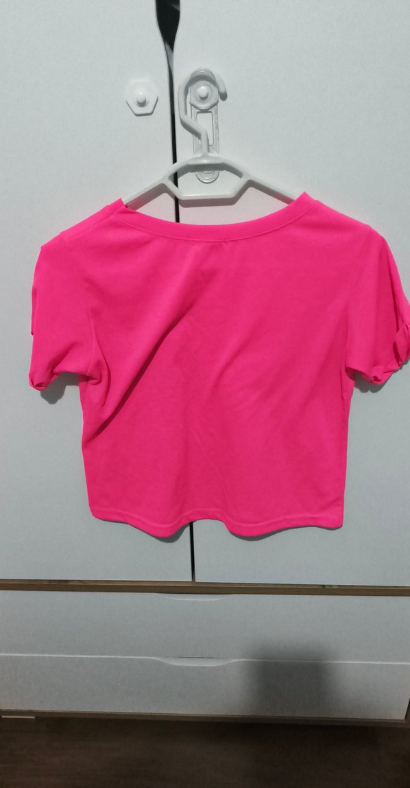 Kız Çocuk Pembe Baskılı Kısa Kollu Tişört - Görsel 2