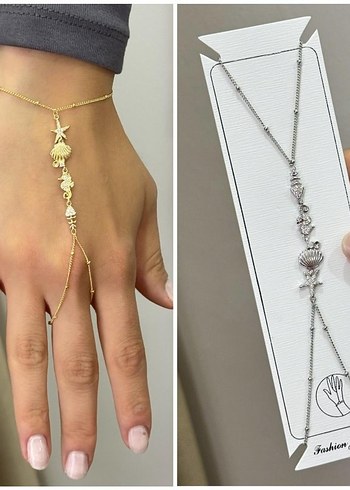 Bohem Zincir Detaylı Kadın El Zinciri - Görsel 4