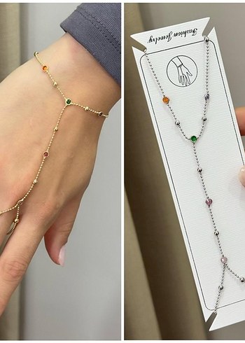 Bohem Zincir Detaylı Kadın El Zinciri - Görsel 2