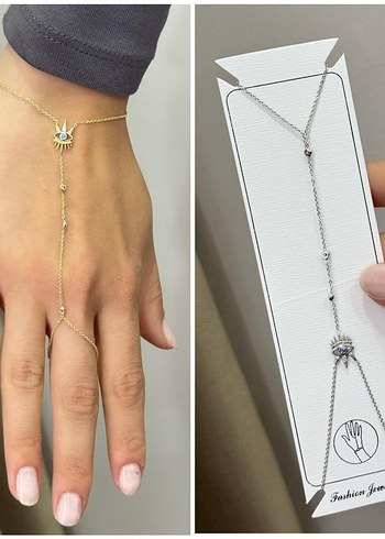 Bohem Zincir Detaylı Kadın El Zinciri - Görsel 3