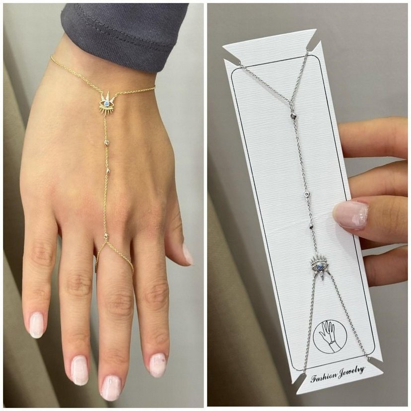 Bohem Zincir Detaylı Kadın El Zinciri - Görsel 3