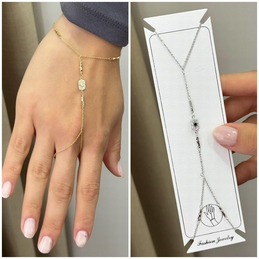 Bohem Zincir Detaylı Kadın El Zinciri - Görsel 5