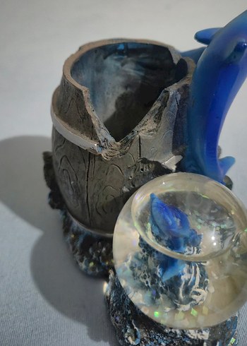 Avşa Yazılı Dekorasyon Yunus Balığı - Görsel 3