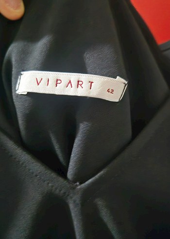 Kadın Siyah Abiye Çiçek Desenli Diz Boyu - Görsel 3