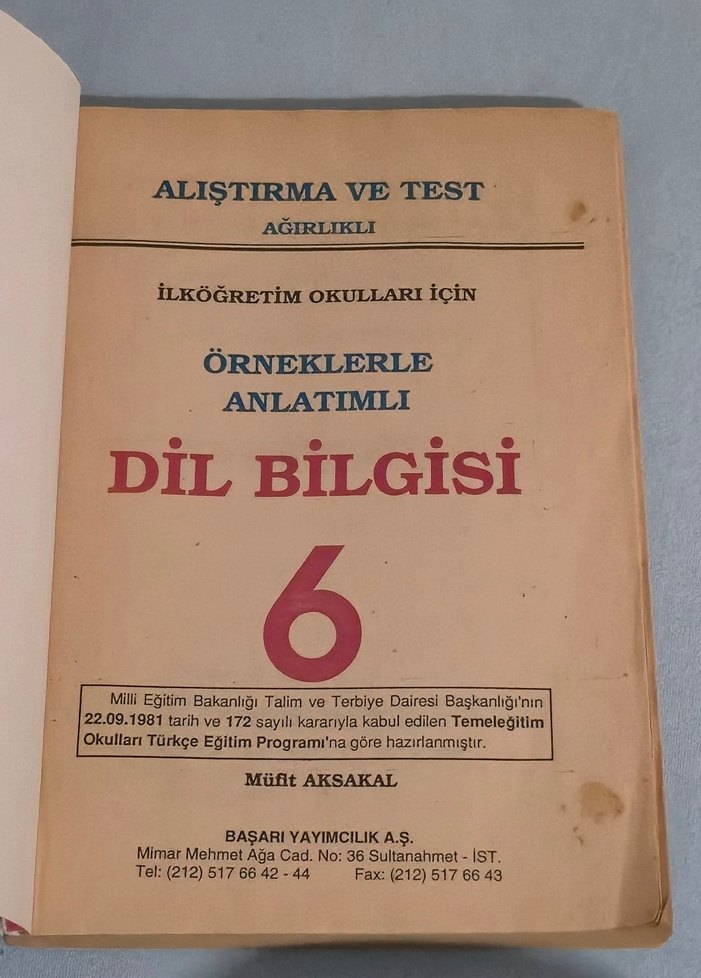İlköğretim Dil Bilgisi Kaynak Kitap - Müfit Aksakal - Görsel 5
