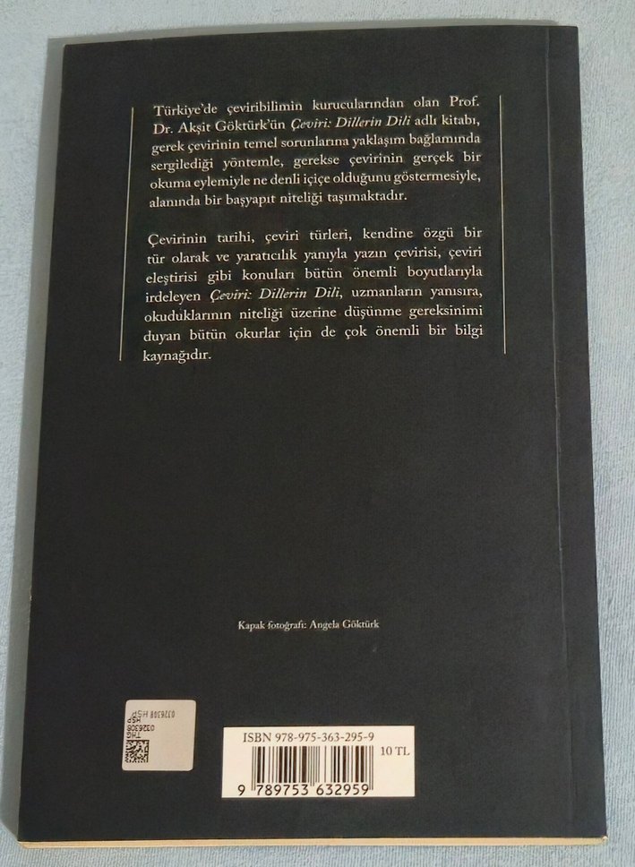 Çeviri: Dillerin Dili - Akşit Göktürk - Görsel 2