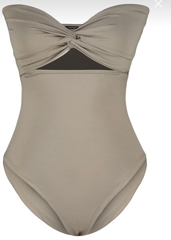 Trendyolmilla straplez esnek çıtçıtlı örme body - Görsel 2