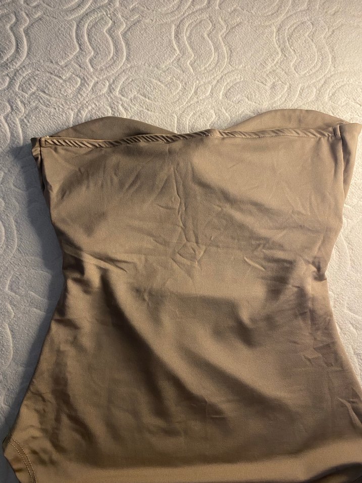 Trendyolmilla straplez esnek çıtçıtlı örme body - Görsel 5