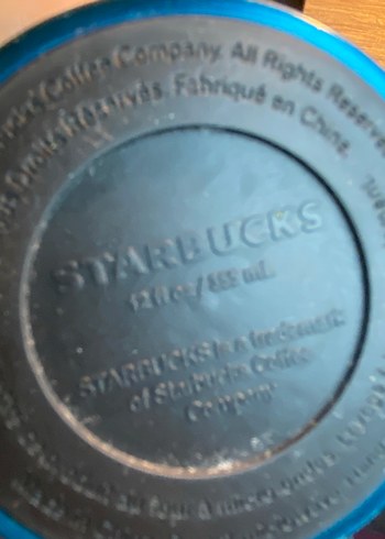 Parlak Mavi Starbucks Termos - Görsel 3