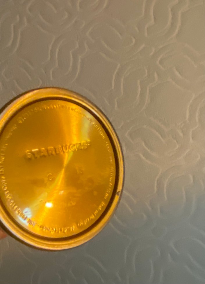 Starbucks çelik termos gold renk - Görsel 4