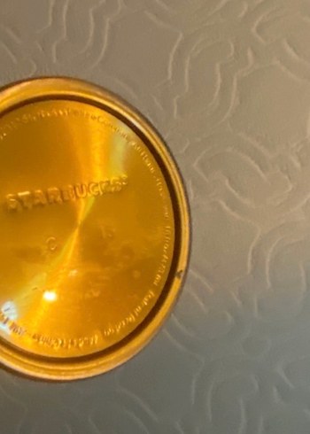 Altın Renkli Starbucks Termos - Görsel 3