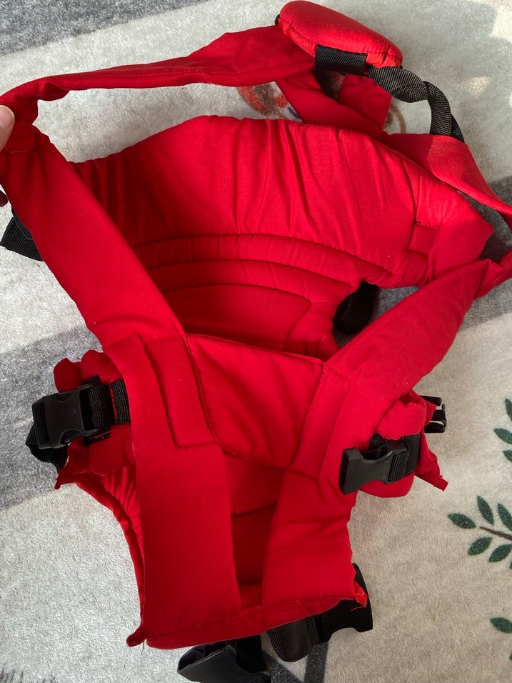 Renkli Kırmızı Bebek Kanguru - Görsel 3