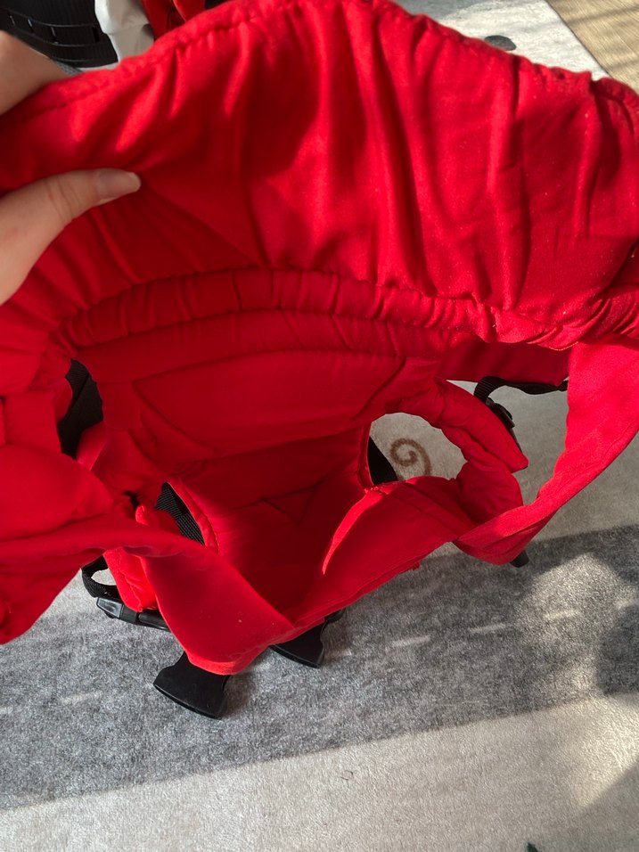 Renkli Kırmızı Bebek Kanguru - Görsel 4