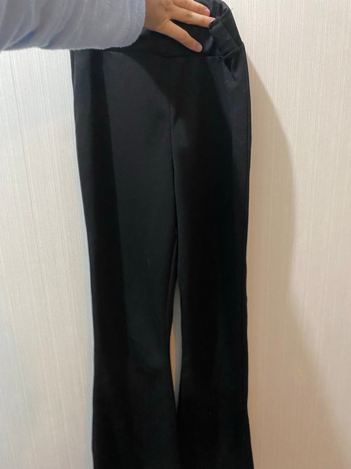 Siyah Kadın Dar Kesim Kumaş Pantolon - Görsel 2