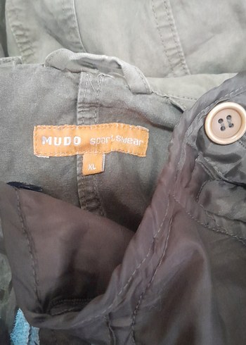 Haki Düğmeli Erkek Keten Ceket - Görsel 3