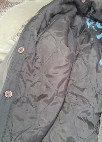 Haki Düğmeli Erkek Keten Ceket - Görsel 4