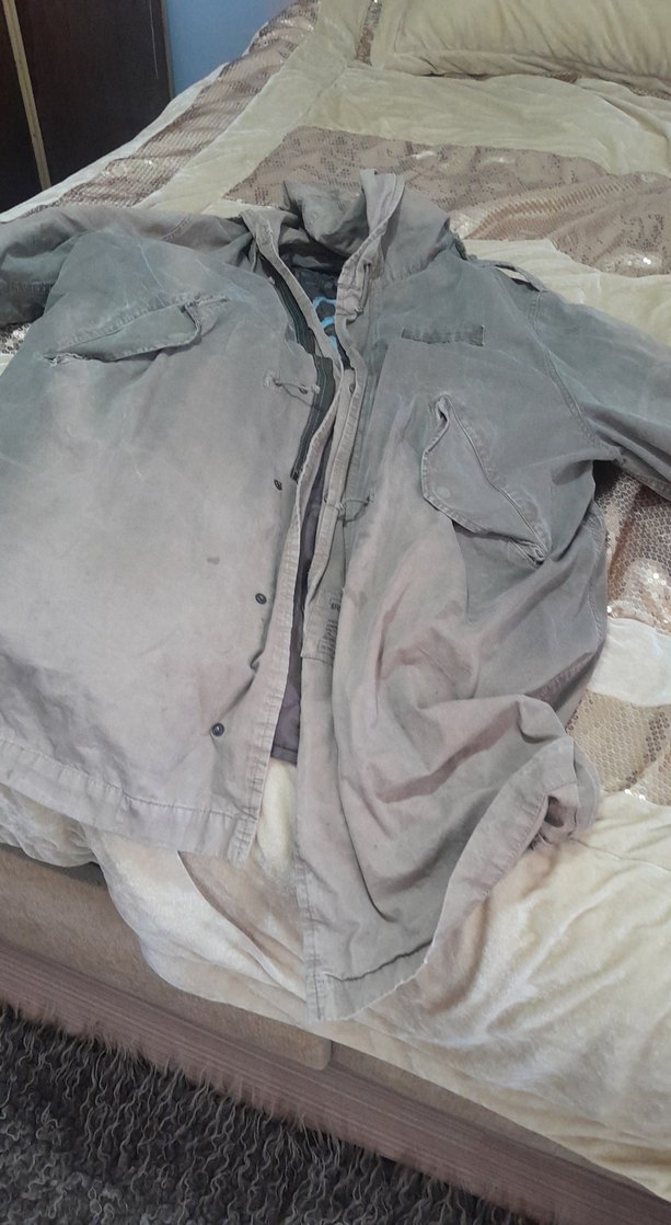 Haki Düğmeli Erkek Keten Ceket - Görsel 2