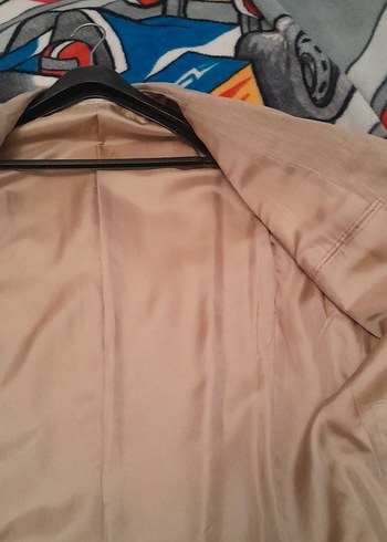 Bej Erkek Klasik Kesim Ceket - Görsel 3