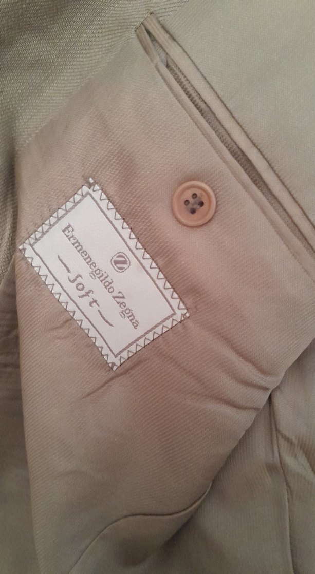 Bej Erkek Klasik Kesim Ceket - Görsel 2