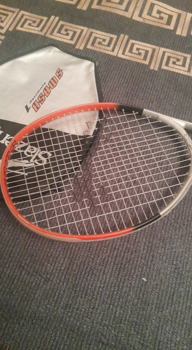 Turuncu Gri Tenis Raketi Seti - Görsel 2