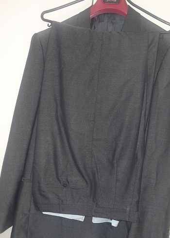 Klasik Gri Erkek Takım Elbise - Görsel 3
