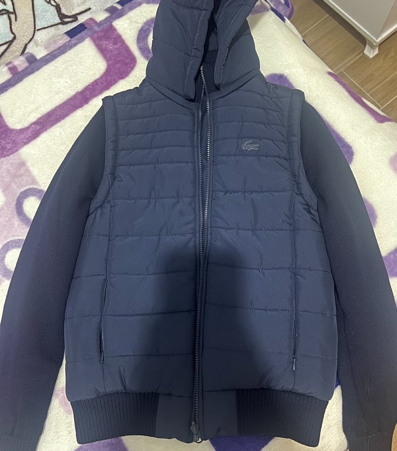 Lacoste orijinal 
xs beden mont - Görsel 2