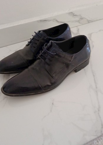 Klasik Siyah Erkek Ofis Ayakkabısı - Görsel 2