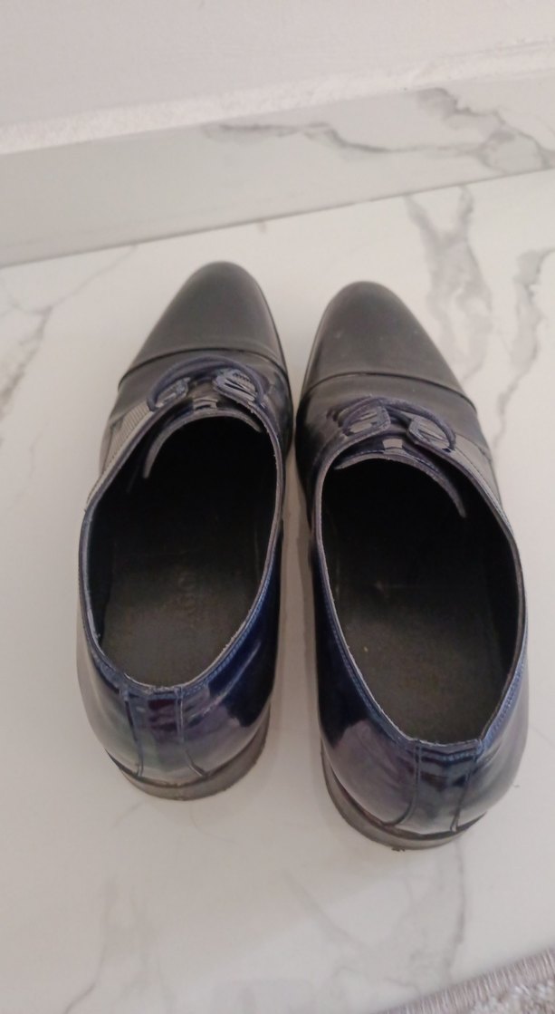 Klasik Siyah Erkek Ofis Ayakkabısı - Görsel 4