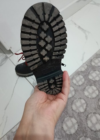 Kırmızı Siyah Bağcıklı Erkek Çocuk Bot - Görsel 4