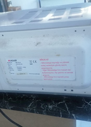 Arçelik Beyaz Mikrodalga Fırın - Görsel 8