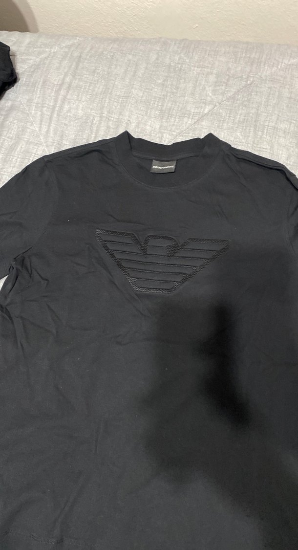 Erkek marka siyah tişört - Görsel 3