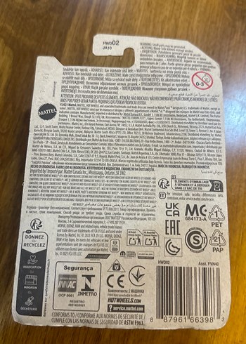 Hot Wheels Mavi ve Sarı Oyuncak Arabalar Seti - Görsel 2