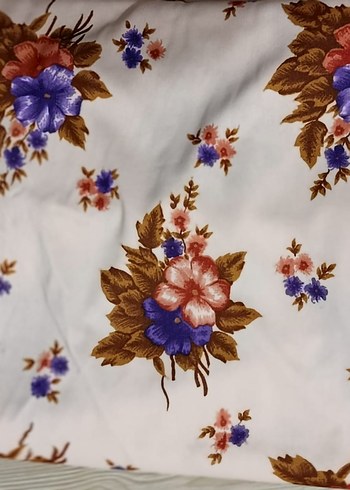 Renkli Çiçek Desenli Kadın Uzun Pareo - Görsel 7