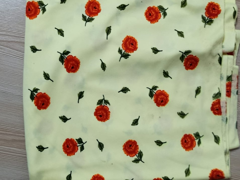 Renkli Çiçek Desenli Kadın Uzun Pareo - Görsel 5