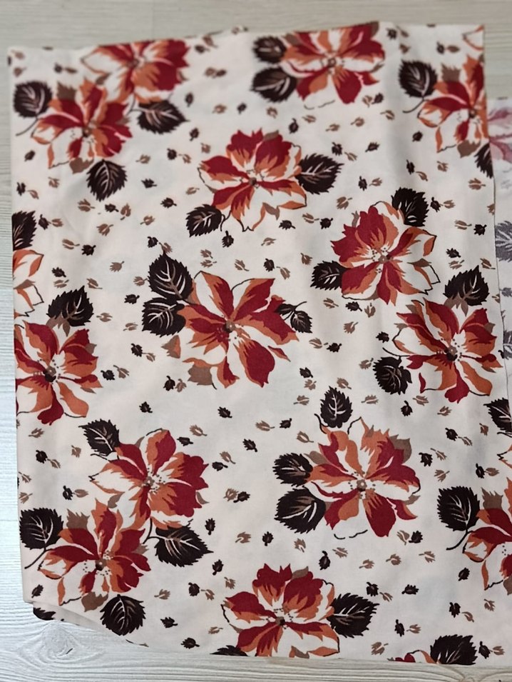 Renkli Çiçek Desenli Kadın Uzun Pareo - Görsel 2