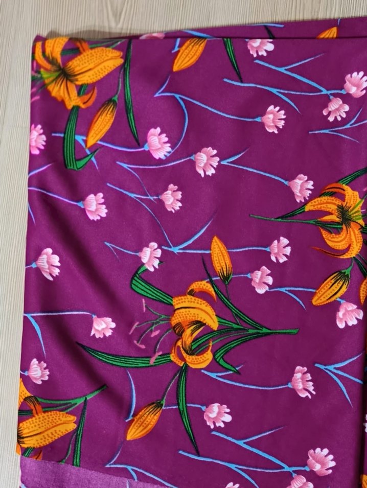 Renkli Çiçek Desenli Kadın Uzun Pareo - Görsel 4