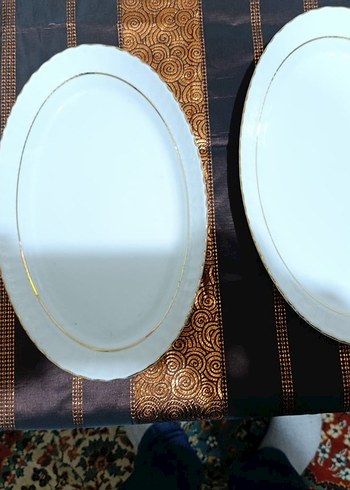 Yılan Desenli Gri Balık Şekilli Tabak Seti - Görsel 2