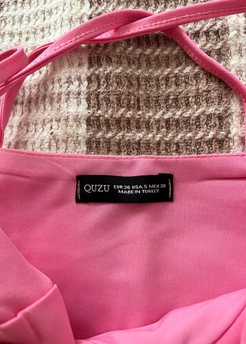 Pembe Mini Strappy Büstiyer - Görsel 3