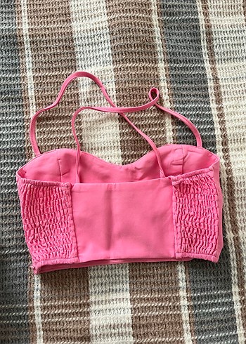 Pembe Mini Strappy Büstiyer - Görsel 2