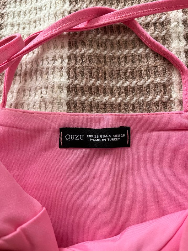 Pembe Mini Strappy Büstiyer - Görsel 3