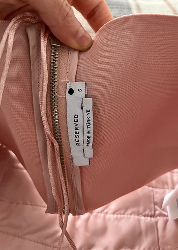 Pembe Tüylü Mini Bustiyer - Görsel 3