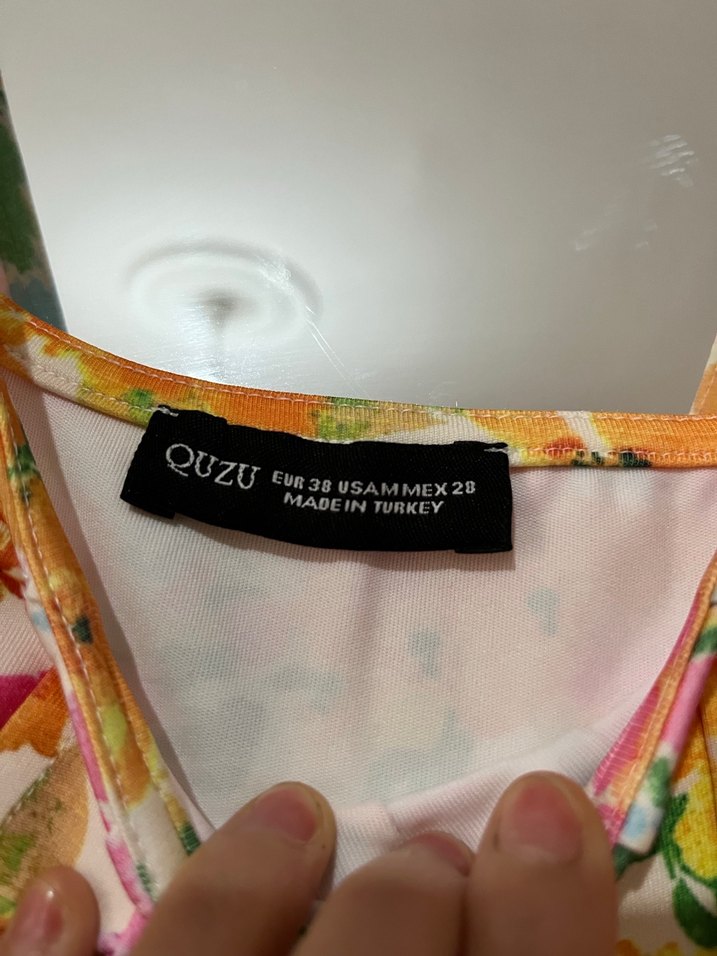 Çiçek Desenli Midi Büstiyer - Görsel 2