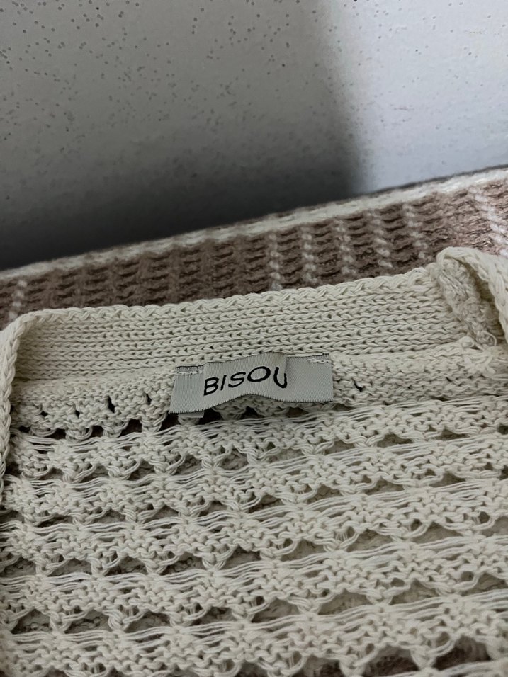 Kadın Beyaz Bohem Örgü İkili Takım - Görsel 3