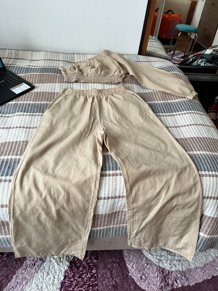 Kadın Bej İkili Takım - Görsel 2