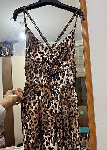 Leopar Desenli Tulum - Görsel 3