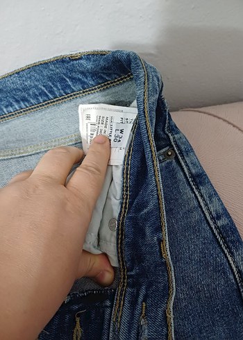 Gri Tonlu Mavi Kadın Denim Pantolon - Görsel 3